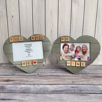 Grey Heart 4"x6" Frame