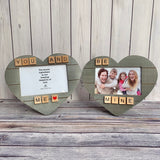 Grey Heart 4"x6" Frame