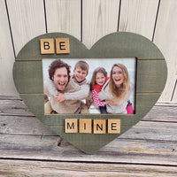 Grey Heart 4"x6" Frame