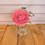 Single Wood Flower Vase - Multiple Options Available