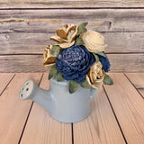 Small Ceramic Watering Pail Arrangments