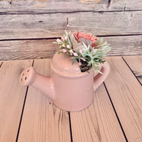 Small Ceramic Watering Pail Arrangments