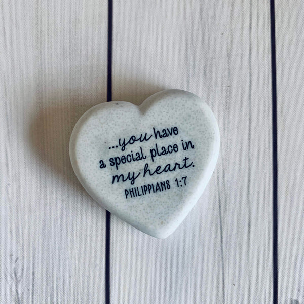 Scripture Stone Heart: You Have a Special Place in my Heart