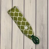 Handmade Buttoned Headbands - Green Genie