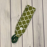 Handmade Buttoned Headbands - Green Genie