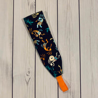 Handmade Buttoned Headbands - Kokopelli