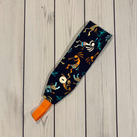 Handmade Buttoned Headbands - Kokopelli