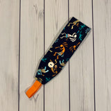 Handmade Buttoned Headbands - Kokopelli