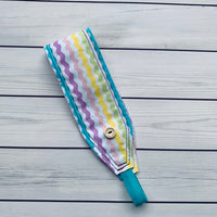 Handmade Buttoned Headbands - Pastel Waves