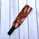 Handmade Buttoned Headbands - Southwest Feathers