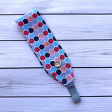 Handmade Buttoned Headbands - Hexagonal Pops
