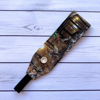 Handmade Buttoned Headbands - Camo