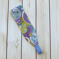 Handmade Buttoned Headbands - Psychedelic