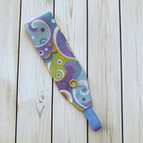 Handmade Buttoned Headbands - Psychedelic