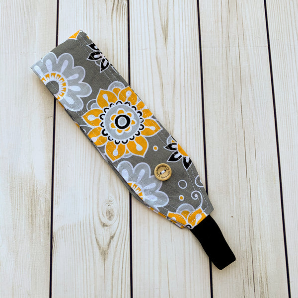 Handmade Buttoned Headbands - Sunburst