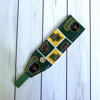 Handmade Buttoned Headbands - Baylor Bears