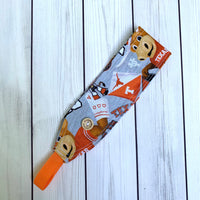 Handmade Buttoned Headbands - Bevo