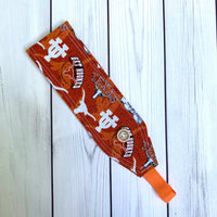 Handmade Buttoned Headbands - Texas Longhorn
