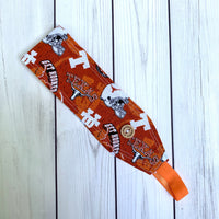 Handmade Buttoned Headbands - Texas Longhorn