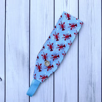 Handmade Buttoned Headbands - Lobster Fun
