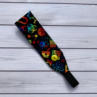 Handmade Buttoned Headbands - Chemistry Lab