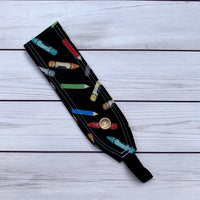 Handmade Buttoned Headbands - Coloring is Calming