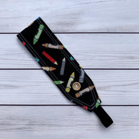 Handmade Buttoned Headbands - Coloring is Calming