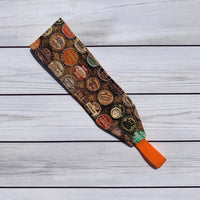 Handmade Buttoned Headbands - Soda Pop Top