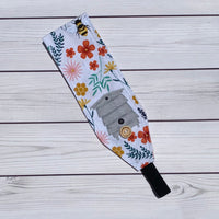 Handmade Buttoned Headbands - Bee Happy