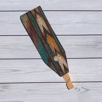 Handmade Buttoned Headbands - Southwest Chevron