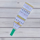 Handmade Buttoned Headbands - Yellow Tribal