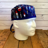 Handmade Buttoned Scrub Caps - Bobbin' it