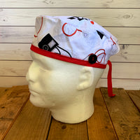 Handmade Buttoned Scrub Caps - Medical Tools