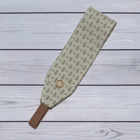 Handmade Buttoned Headbands - Ichthys and Cross