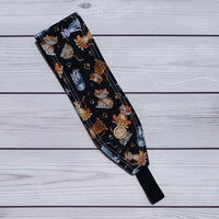 Handmade Buttoned Headbands - Cat Lover