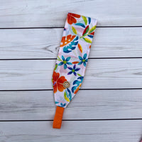 Handmade Buttoned Headbands - Tropical