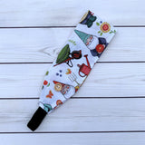 Handmade Buttoned Headbands - Garden Gnomes