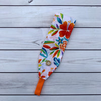 Handmade Buttoned Headbands - Tropical