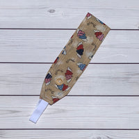 Handmade Buttoned Headbands - Friends