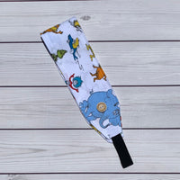 Handmade Buttoned Headbands - Dr Suess