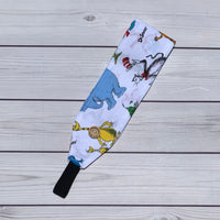 Handmade Buttoned Headbands - Dr Suess