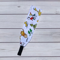 Handmade Buttoned Headbands - Dr Suess