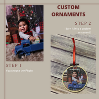 Custom Photo Ornaments