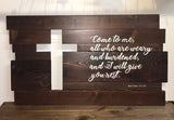 Cut Out Cross Sign Kit