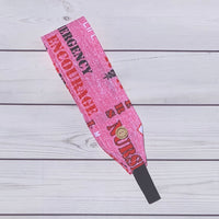 Handmade Buttoned Headbands - RN Pink
