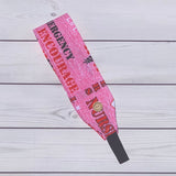 Handmade Buttoned Headbands - RN Pink