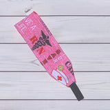 Handmade Buttoned Headbands - RN Pink